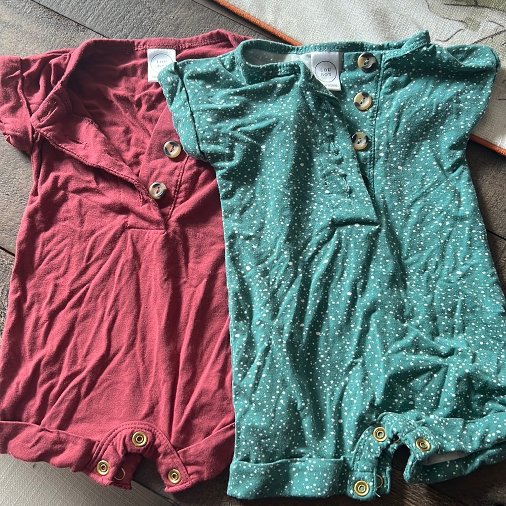 Never worn LouLou shorts romper